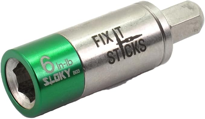 Fix It Sticks Field Hunting Outdoors Gun Maintenance Small Torque Limiter | Adjustable Fits 1/4in Tip T-Way Spanner, 6 In-Lb