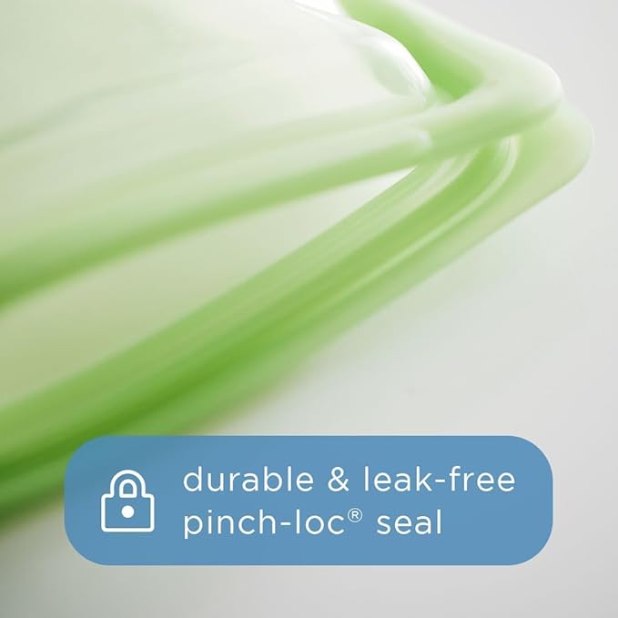 Stasher Silicone Reusable Storage Bag, 2-Cup Bowl, Reusable Freezer Bag, Microwave, Dishwasher, Oven Safe, Sous Vide, Lunch Container, Eco Friendly, Food Storage Bag, Snack Bag, 16 oz, Deep Ocean | Reusable Food Bag