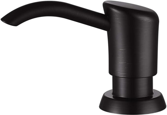 Soap Dispenser for Kitchen Sink, ABS in Counter Soap Dispenser(Oil Rubbed Bronze), with 17 Ounce Large Pet Soap Bottle, Refill from The Top, Venetian Bronze