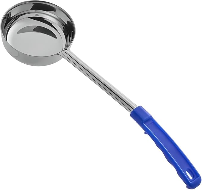 OCS Parts 2-Pack 8 Ounce Perforated and Solid Portion Spoons | Stainless Steel Dishwasher Safe Kitchen Multipurpose Portion and Serving Spoons