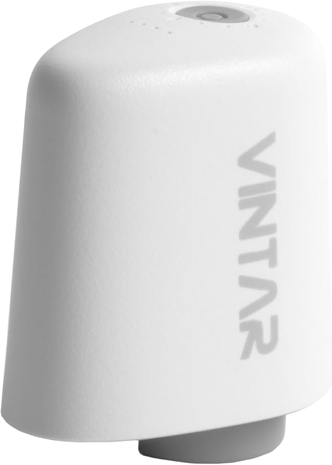 VINTAR Mini Cordless Electric Travel Vacuum Pump for Vacuum Storage Bags | Portable Vacuum Sealer for Travel, USB Rechargeable Air Pump, 4.5kPa Suction, Space Savered, For Compression Clothing Luggage