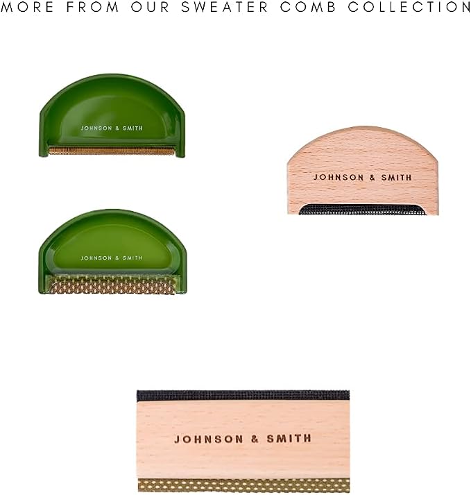 Sweater Comb - Cashmere Sweater Shaver Lint Scraper - Easy Grip Comb - Multifunction Fabric Clothes Shaver Pill Remover - Travel Pilling Remover Brush with Pouch