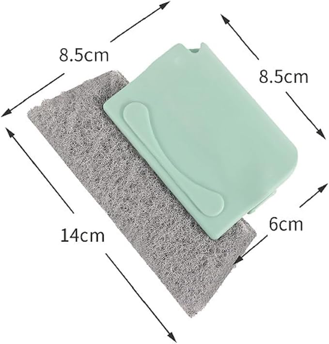 8PCS Magic Window Track Cleaner, Upgraded Window Track Cleaning Tools, Handheld Window Track Cleaner Brushe Tools for lides Gaps, Tile Lines Shutter Car Vents