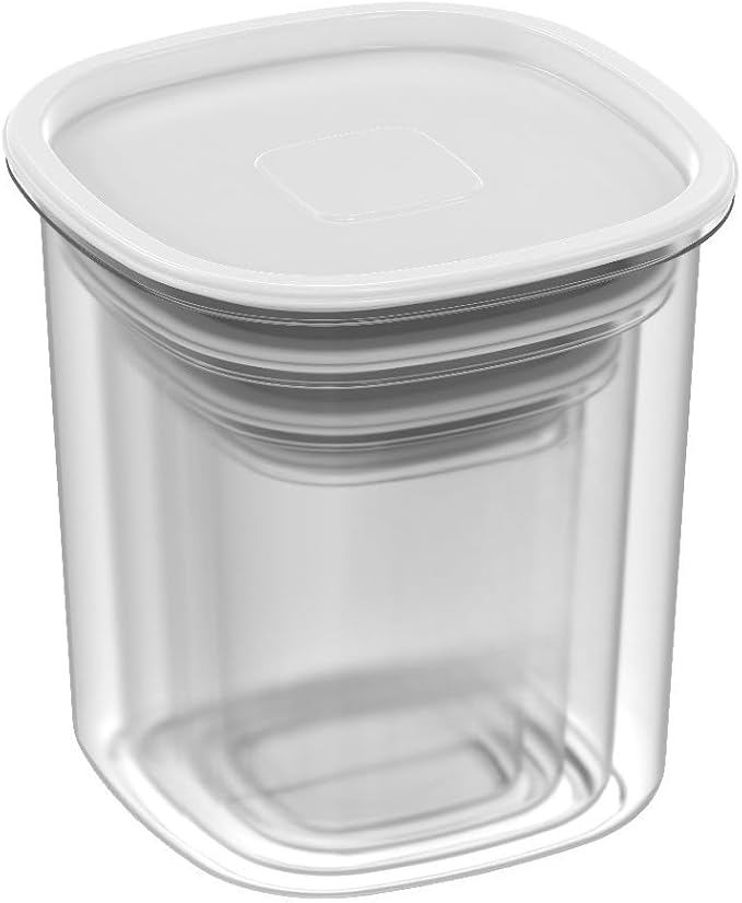 8-Piece Plastic Pantry Food Storage Container Set | Dry Food Storage, Pantry Organization, Kitchen Canisters, 8 Piece Set