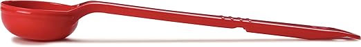 Carlisle FoodService Products Measure Miser Plastic Measuring Spoon with Long Handle, 2 Ounces, Red, 1 Count (Pack of 1)