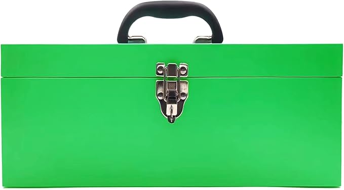 Large Tool Box Organizer Took Box Fishing Tackle Box Small Metal Toolbox Organizer 16 Inch Tool Box With Metal Latch and Handle for Household Warehouse Tools Storage