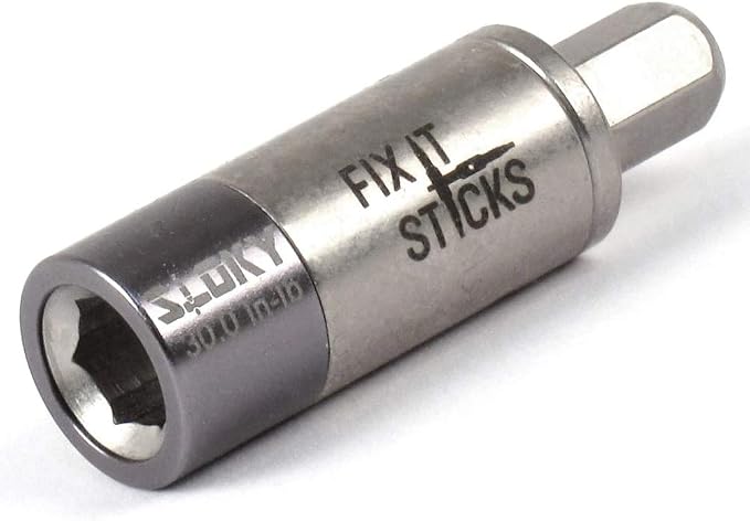 Fix It Sticks Field Hunting Outdoors Gun Maintenance Adjustable Fits 1/4in Bit T-Way Wrench Small Torque Limiter, 30 in-lb | Adjustable Fits 1/4in Tip T-Way Spanner, 30 In-Lb