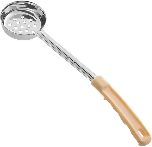 OCS Parts 2-Pack 3 Ounce Perforated and Solid Portion Spoons | Stainless Steel Dishwasher Safe Kitchen Multipurpose Portion and Serving Spoons