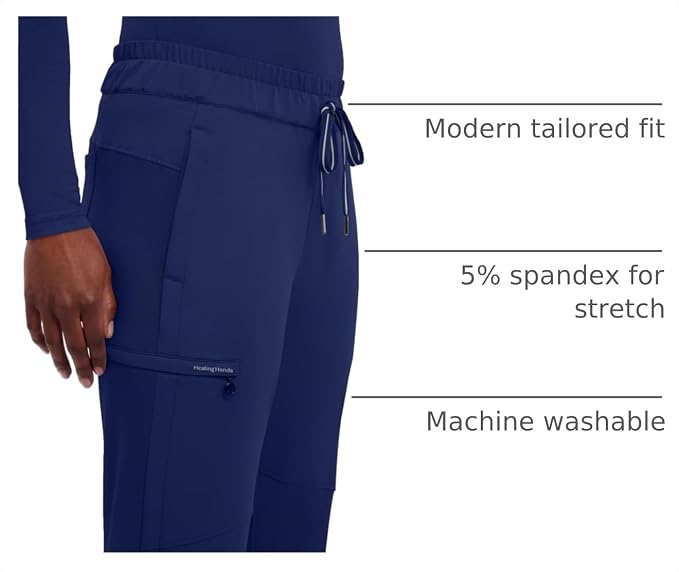 Healing Hands Underscrub Long Sleeve Women Knits Scrub Tops | Soft Cotton Blend Knit, Breathable Stretch Comfort, Machine Wash, Easy Care Fabric, Ideal For Layering Under Scrubs