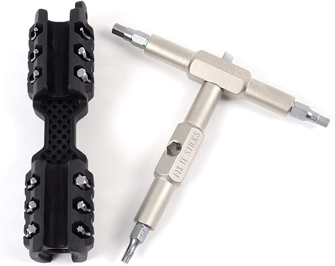 Fix It Sticks Replaceable Gun Care Multi-Tool | 16 Bits and Bracket - Hunting Edition