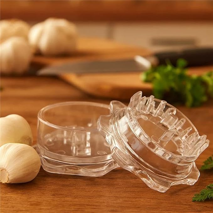 Angel’s Peel Lounge Garlic Mincer (Clear)