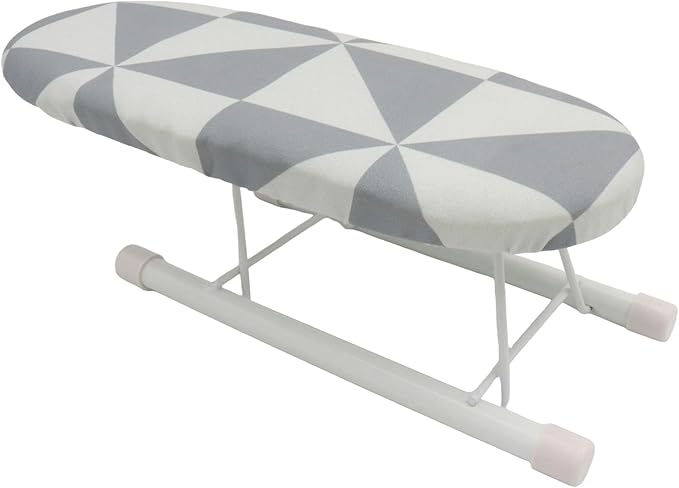 Oedema Mini Ironing Board 10.2" Portable Folding Ironing Board Cloth Cover for Collar Cuff Shoulder Corner (Style 3)