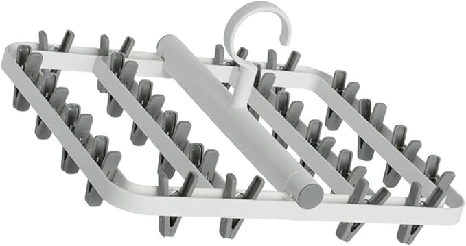 Collapsible Clothes Airer Socks, Foldable Sock Dryer, Sock Hanger, Washing Line, Hook, Clothes Airer, Portable Clip Hanger Socks