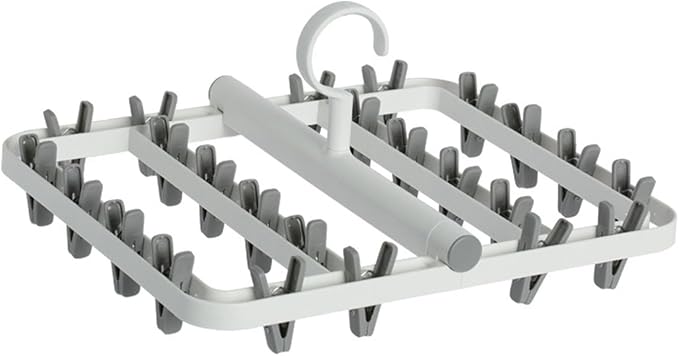 Collapsible Clothes Airer Socks, Foldable Sock Dryer, Sock Hanger, Washing Line, Hook, Clothes Airer, Portable Clip Hanger Socks