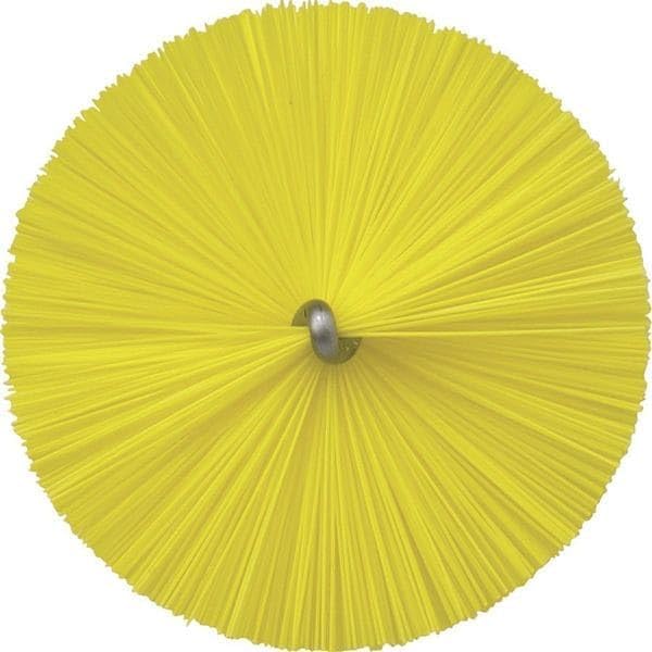 Vikan 2 5/8 in W Tube and Valve Brush, Medium, 13 1/2 in L Handle, 5 51/64 in L Brush, Yellow 53706-1 Each