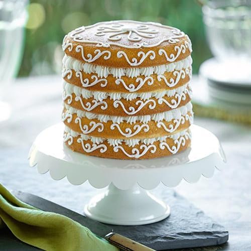 Wilton Everyday Non Stick Round Cake Pan Set for Tall Layered Cakes and Ombre Desserts, Made without PFAs, 6 Inch Diameter Each, Set of 5