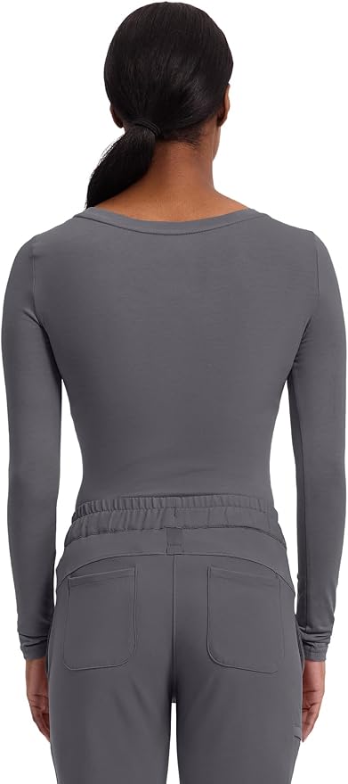 Healing Hands Underscrub Long Sleeve Women Knits Scrub Tops | Soft Cotton Blend Knit, Breathable Stretch Comfort, Machine Wash, Easy Care Fabric, Ideal For Layering Under Scrubs