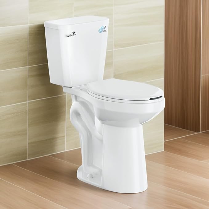 Simple Project 21" Elongated Extra Tall Toilets, Standard 12" Rough in Bathroom Toilet & Powerful Single Flush 1.28gpf High Toilet With Comfortable Soft Closing Seat, Ideal for Seniors, Handicap, Tall