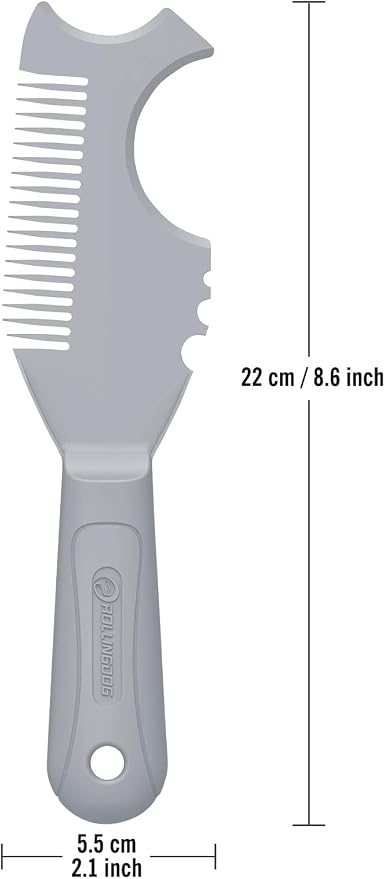 ROLLINGDOG Paint Brush/Roller Cleaner Tool | Durable Plastic Paint Brush Comb With Lightweight Reinforced Handle,Wash And Reuse