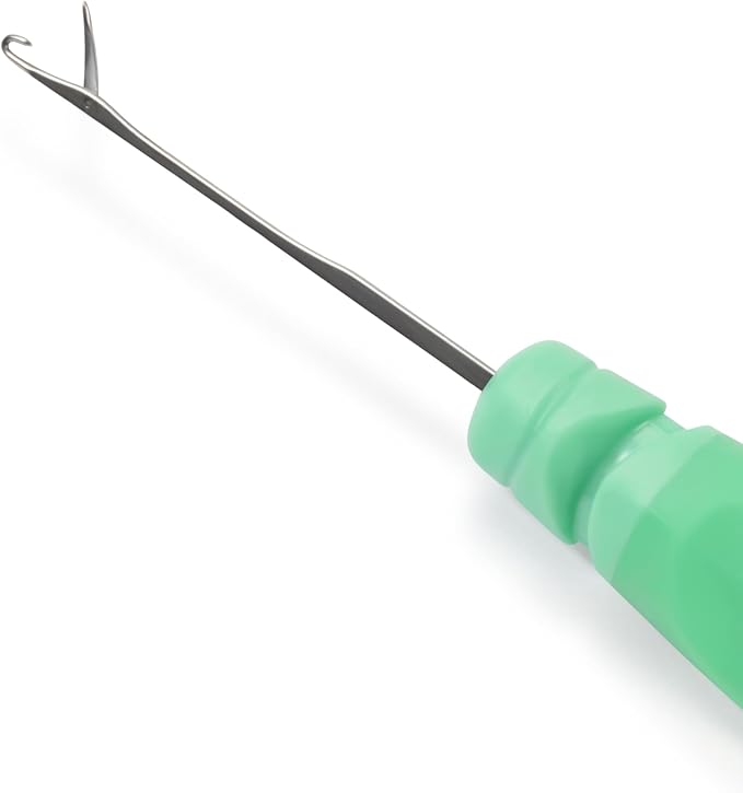 Dritz Clothing Care 82409 Ergonomic Knit Picker, Green