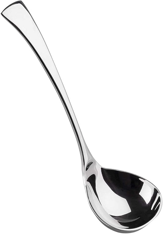 IMEEA 7.6-Inch Small Serving Ladle, 18/10 Stainless Steel Gravy Spoon for Sauce & Dressing