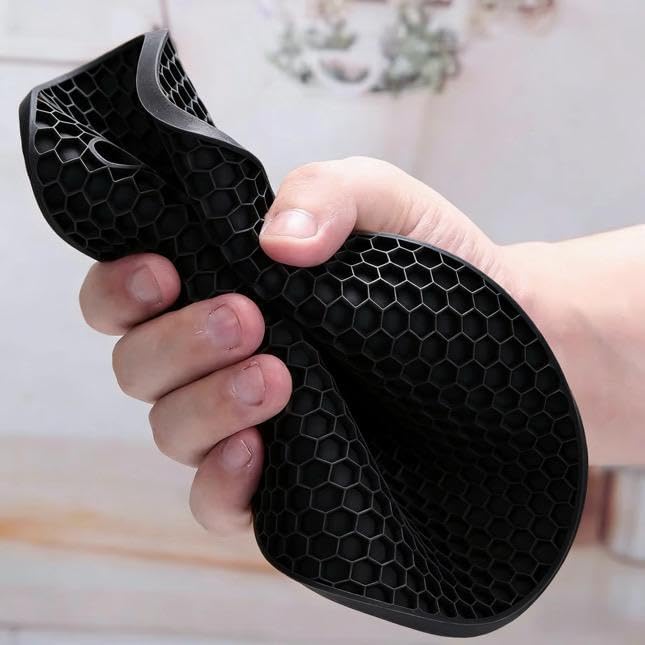 Extra Large 9.25" Silicone Jar Opener Gripper Pad (2 Pack) – Non-Slip Lid & Bottle Opener for Weak Hands, Seniors & Arthritis – Thick Rubber Kitchen Grip Tool