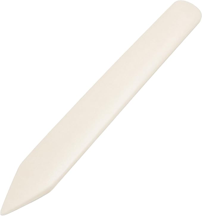 Ox Bone Clothes Scraper Tool for Fabric Stain Removal | Laundry Pretreatment Scraper for Clothing, Carpet, Upholstery and Delicate Fabrics, Smooth Polished Cleaning Tool