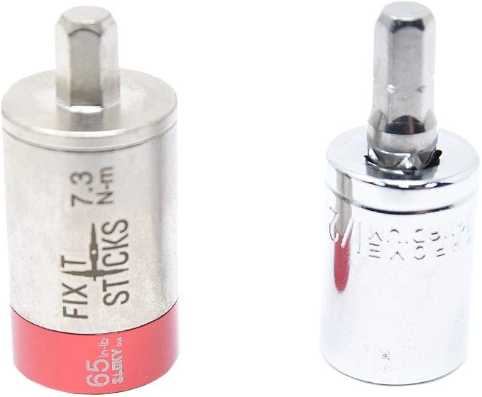 Fix It Sticks Large Durable Accurate Lightweight Torque Control Tool | Easy-to-Use Limiter, Compatible with Standard 1/4" Drivers