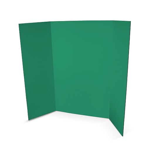 Flipside Products 36” x 48” Project Boards for Presentations, Science Fair, School Projects, Event Displays and Trifold Picture Board, Proudly Made in USA - Assorted Colors - 10 Pack