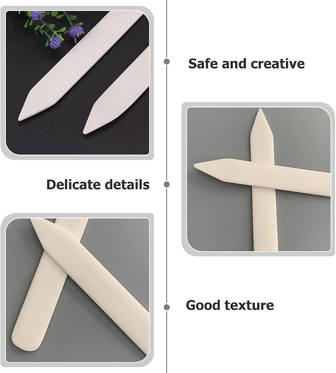 Healeved Clothes Scraper 2 Pack Fabric Scraper for Clothes Spot and Stain Removal Laundry Stain Remover Smooth Edge Cleaning Tool for Home Dry Cleaning Shop Craft Marking 5.90 X 1.57 X 0.39 in