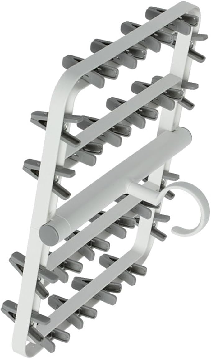 Collapsible Clothes Airer Socks, Foldable Sock Dryer, Sock Hanger, Washing Line, Hook, Clothes Airer, Portable Clip Hanger Socks