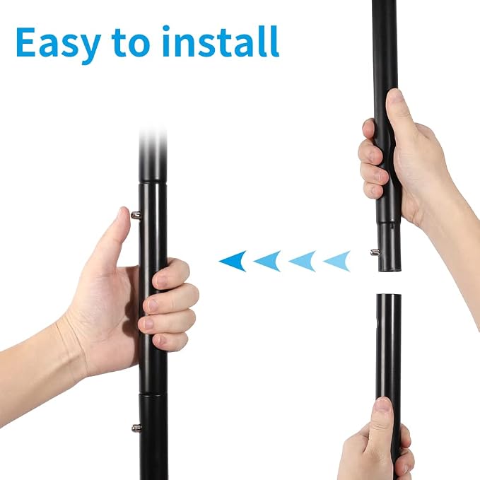 Fishat 59" H Simple Portable Standard Black Rolling Clothes Garment Rack | Metal Freestanding Hanging Organizer, Mobile Lockable Wheels, Portable Freestanding, for Storage, Drying, Bedroom