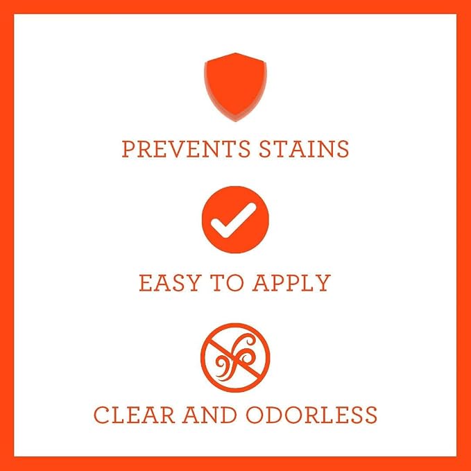 TriNova Non-Aerosol Stain Guard - Fabric Protection Spray for Upholstery, Carpet, Rugs and More to protect from liquid stains
