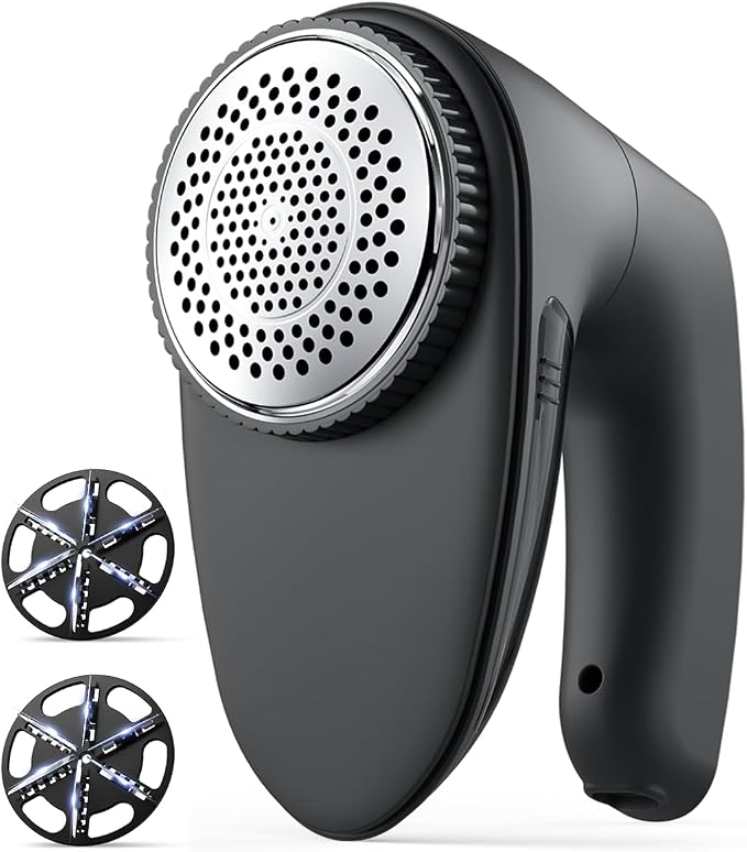 Bymore Fabric Shaver, Lint Remover for Clothes, Sweaters & Furniture, Black