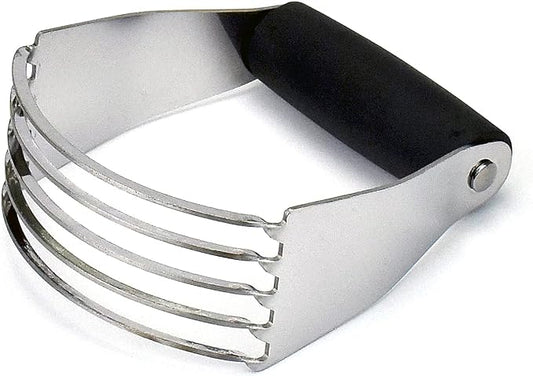 Dough Blender Heavy Duty Pastry Cutter Stainless Steel Butter Cutter Professional Baking Tool For Mixing Flour Butter (Black)