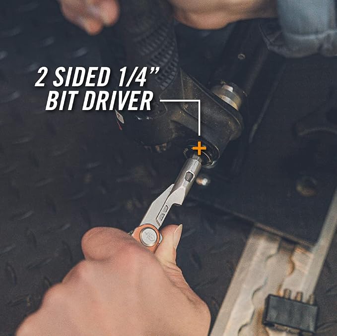 Gerber Armbar Drive EDC Pocket Knife Multitool with Bottle Opener, Gold | Everyday carry multitool, 2.5" blade, screwdriver, bottle opener, slim pocket clip, gift for men, lightweight