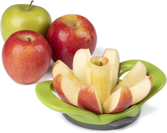 PrepWorks 8 Slice Wedge & Pop Apple Slicer – Easy-to-Use Fruit Slicer for Apples, Pears, and More, 8 Wedges, Dishwasher Safe, BPA-Free