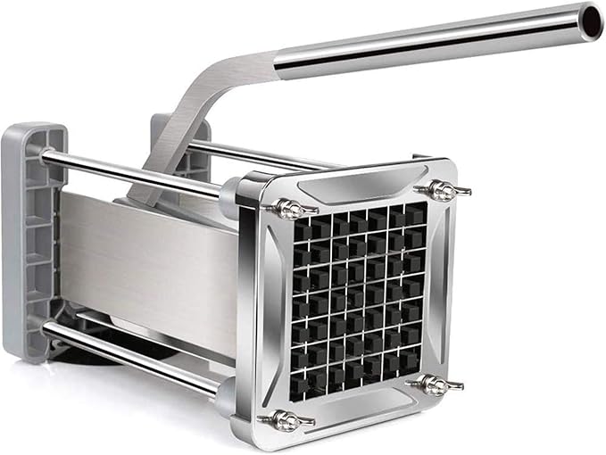 Sopito French Fry Cutter for Potatoes, 1/2 Inch Professional Grade | Durable Stainless Steel, Easy Lever Operation, Fast Cutting, Ideal for Family Meals, Parties and Batch Food Prep