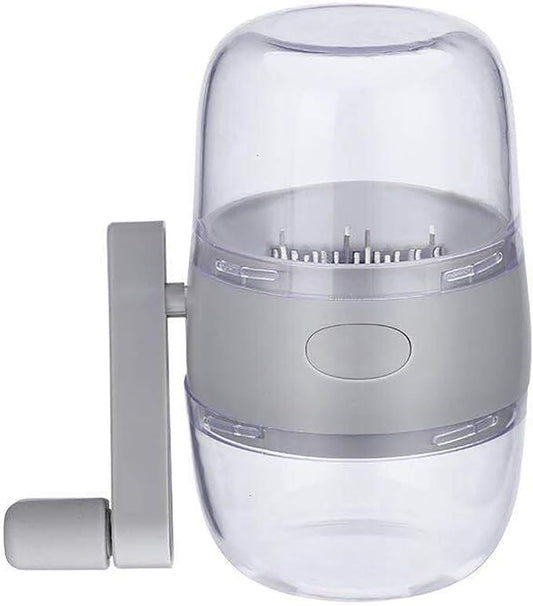 Nut Chopper,Manual Nut Grinder with Hand Crank,Hand Held Food Shredder Cutter for Different Nuts for Baking for Kitchen