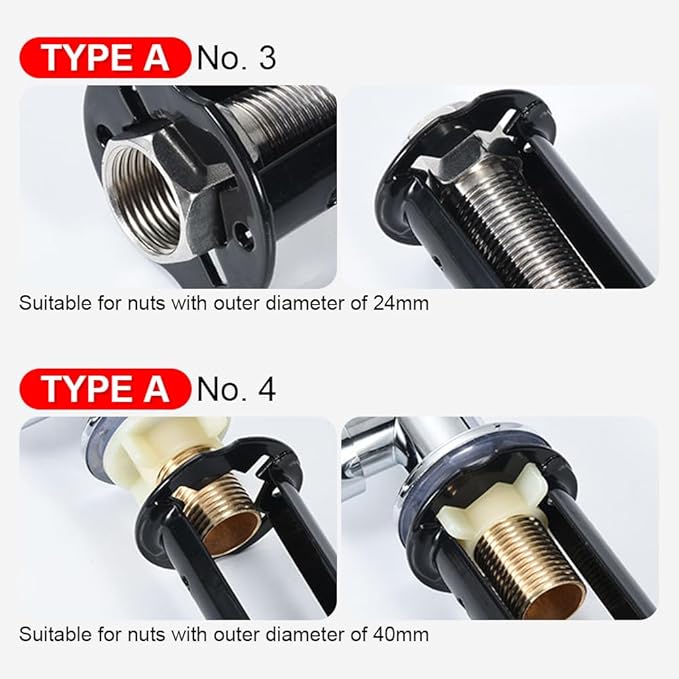 Eadwe Multifunctional Sink Wrench, 2026 Upgraded Sink Wrench Faucet Plumbing Tool, Basin Wrench Under Sink Faucet Wrench Tight Spaces Tools for Kitchen and Bathroom (B)