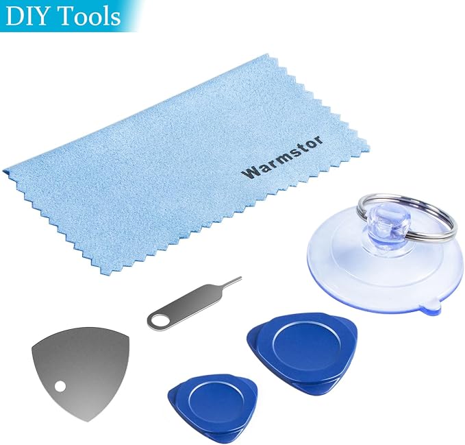24 Pieces Opening Pry Tool Screwdriver Set Open Replace Screen Battery Repair Tools Kit for Fix Apple iPhone 17 16 15 14 13 12 11 X Pro Max Plus, iPad, iPod, Cellphone, Computer Tablet, Xbox