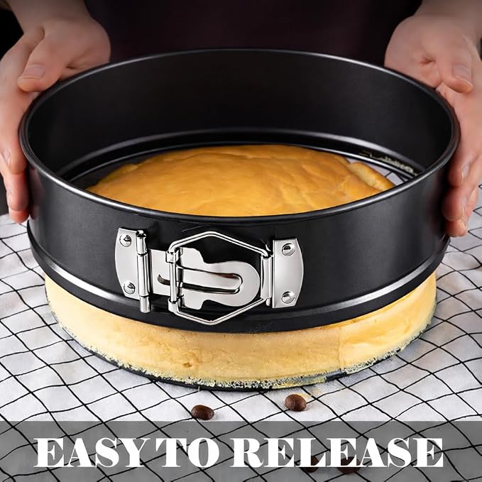 7 Inch Springform Pan for Instant Pot 6, 8 Qt Pressure Cooker 50Pcs Parchment Paper Baking Mold Round Leakproof Nonstick Removable Bottom Bakeware for Cake Cheesecakes Pizza and Quiches Accessories