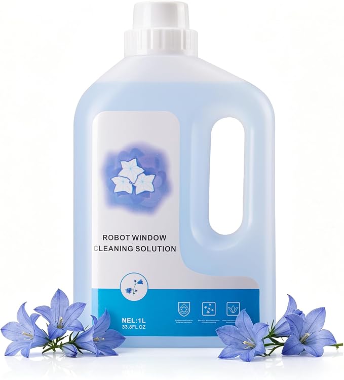 Window Cleaning Solution for ECOVACS Winbot W3 / W2S / W2 PRO OMNI / W2 OMNI / W2 PRO / W1 PRO / W1 / WINBOT MINI2 / WINBOT MINI Series Window Cleaning Robot, Window Cleaning Robot Detergent Refill