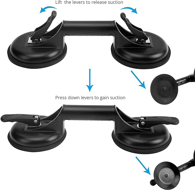 FCHO Floor Gap Fixer Tool for Laminate Floor Gap Repair Include Suction Cup and Mallet (Can't use on scraped surface floor) | Vinyl Floor Gap Repair Tool With Suction Cup Mallet Can't use on scraped surface floor, Smooth Surface Use