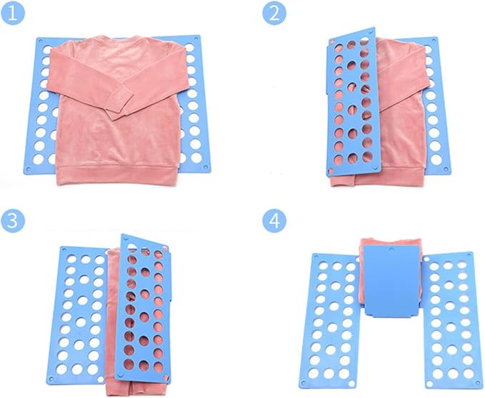 Folding Shirts Board Laundry Folder Home Storage Tool | Fold Helper Fast Foldable Household Liner Sorter for Adults Children Dorm Travel