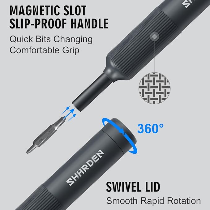 27-in-1 Precision Screwdriver Set Multi Bit Mini Small Screwdriver | Magnetic Screwdriver Set Pen Style Manual Repair Tool Kit For Eyeglass, Watch, Computer, Jewelers, Laptop, Electronics, Phone