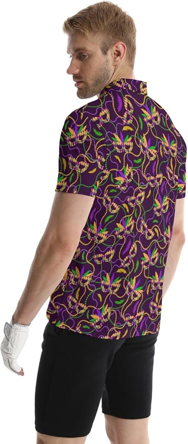 Polo Shirts for Men Moisture Wicking Mens Polo Shirts Patriotic Shirts for Men