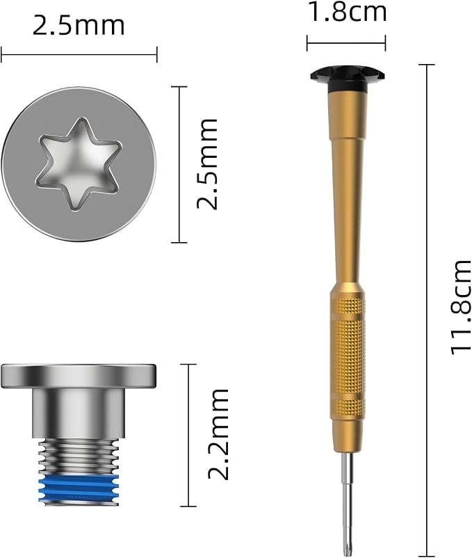 Screwdriver & Screw Repair Kit for Ray-Ban Meta & Oakley Meta Smart Glasses | Magnetic Glass Temple Repair Tool Set for Ray-Ban Meta Gen 2/1, Meta Adventurer/Fury, Meta Blayzer/Scriber & Oakley Meta HSTN