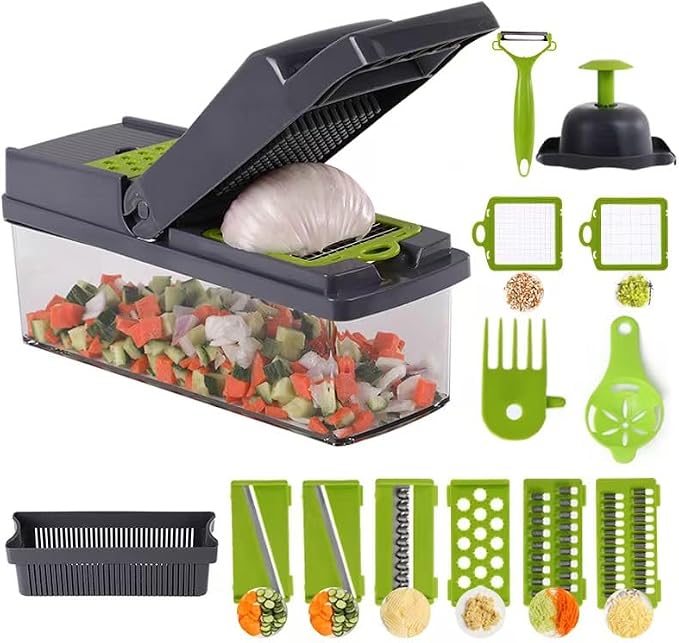 Mandoline Food Slicer (includes 13 attachments)