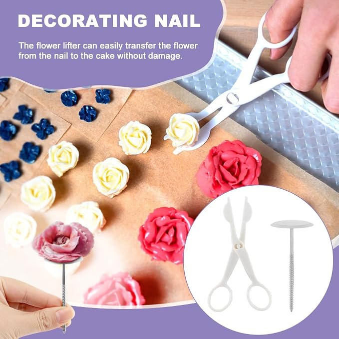 Donut Filler Injector, Cupcake Filler Tool Piping Kit, with 7 Icing Nozzles, 3 Cream Scrapers Frosting Piping Nozzles Kits, for Cake Cookie Baking